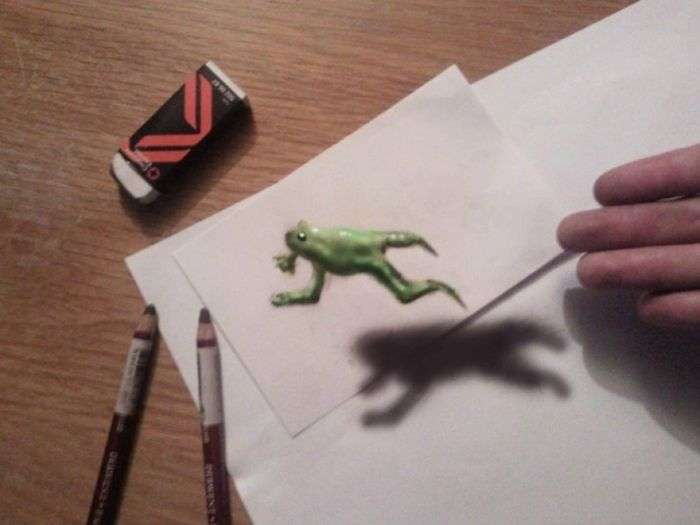 Шикарні 3D-малюнки, зроблені за допомогою олівця (33 фото)