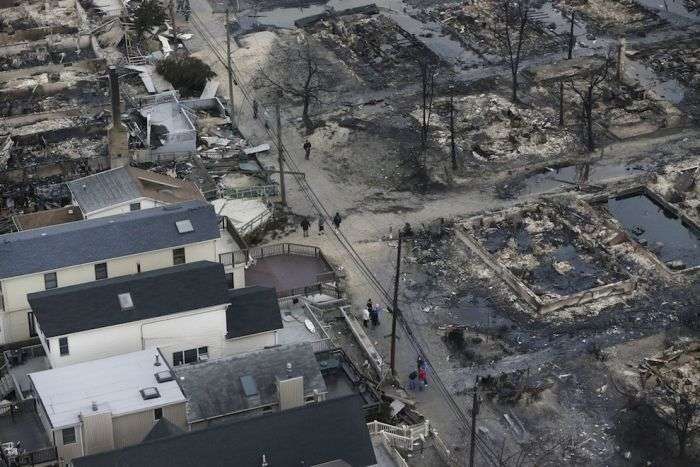 Район Квінс був знесений з лиця Землі ураганом Сенді (9 фото)