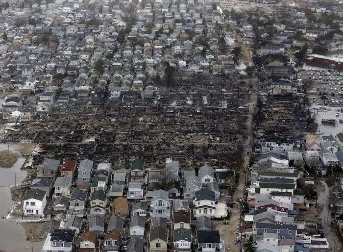 Район Квінс був знесений з лиця Землі ураганом Сенді (9 фото)
