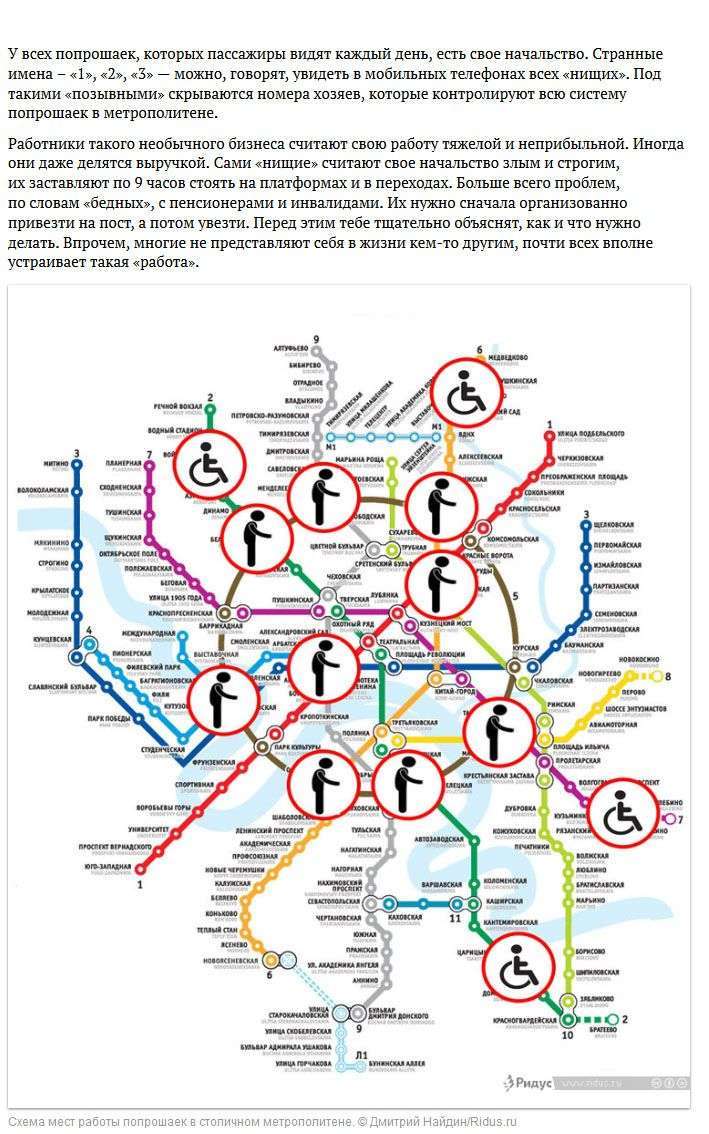 Як і скільки заробляють жебраки в метро (17 фото)