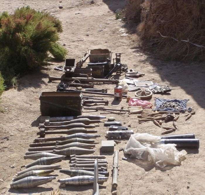 Конфісковане зброю у талібських повстанців (28 фото)