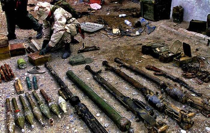 Конфісковане зброю у талібських повстанців (28 фото)