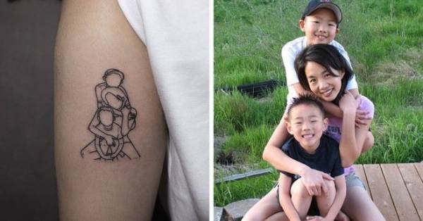 20 лаконичных татуировок от мастера минимализма из Южной Кореи Интересное