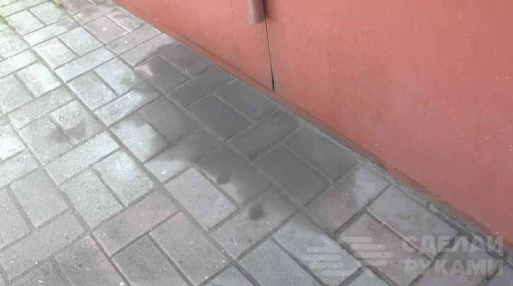 Удаление масляных пятен с бетона и тротуарной плитки Самоделки