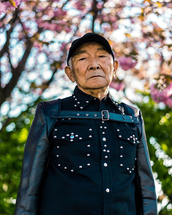 84-летний японский дедушка стал моделью Интересное