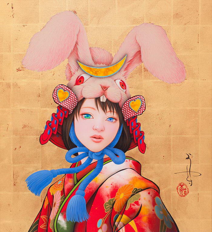 Японский художник сочетает несочетаемые стили 